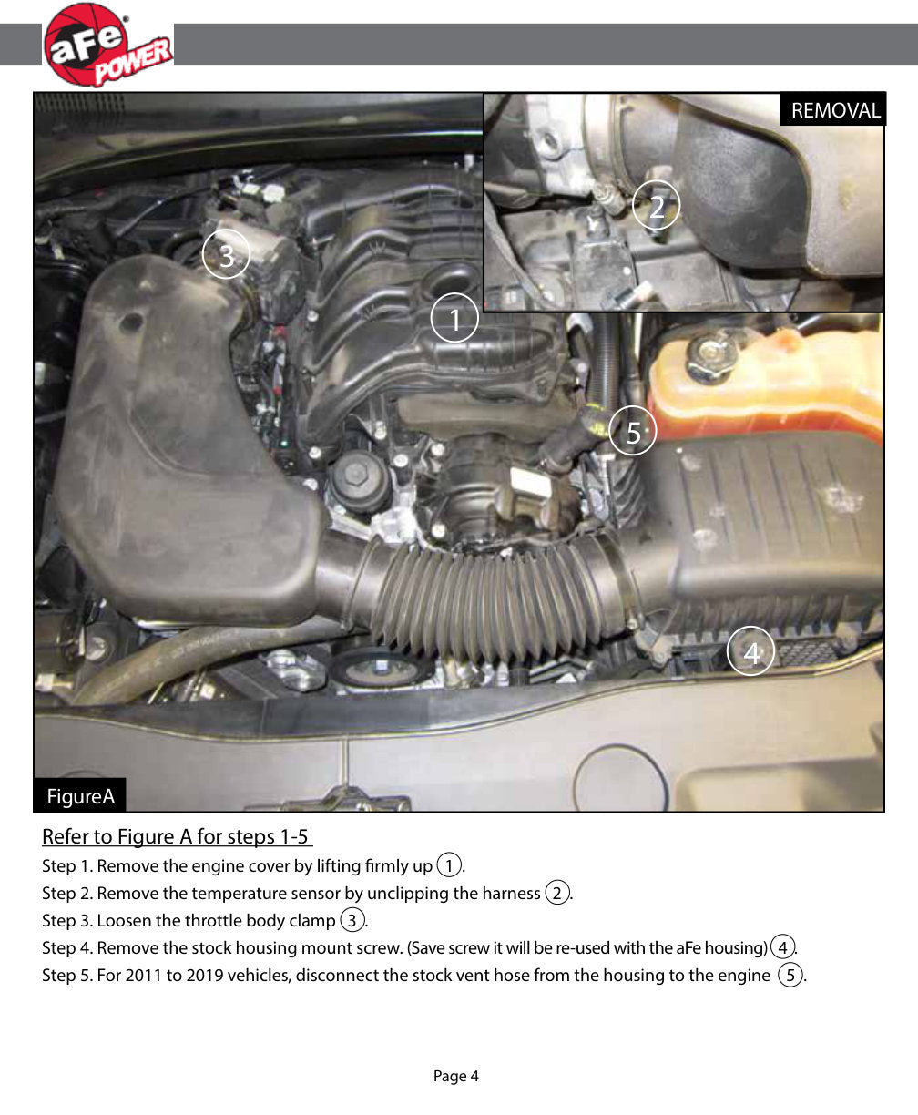 aFe Magnum FORCE Stage-2 Cold Air Intake | Dodge Challenger/Charger / Chrysler 300 (51-12152-B)