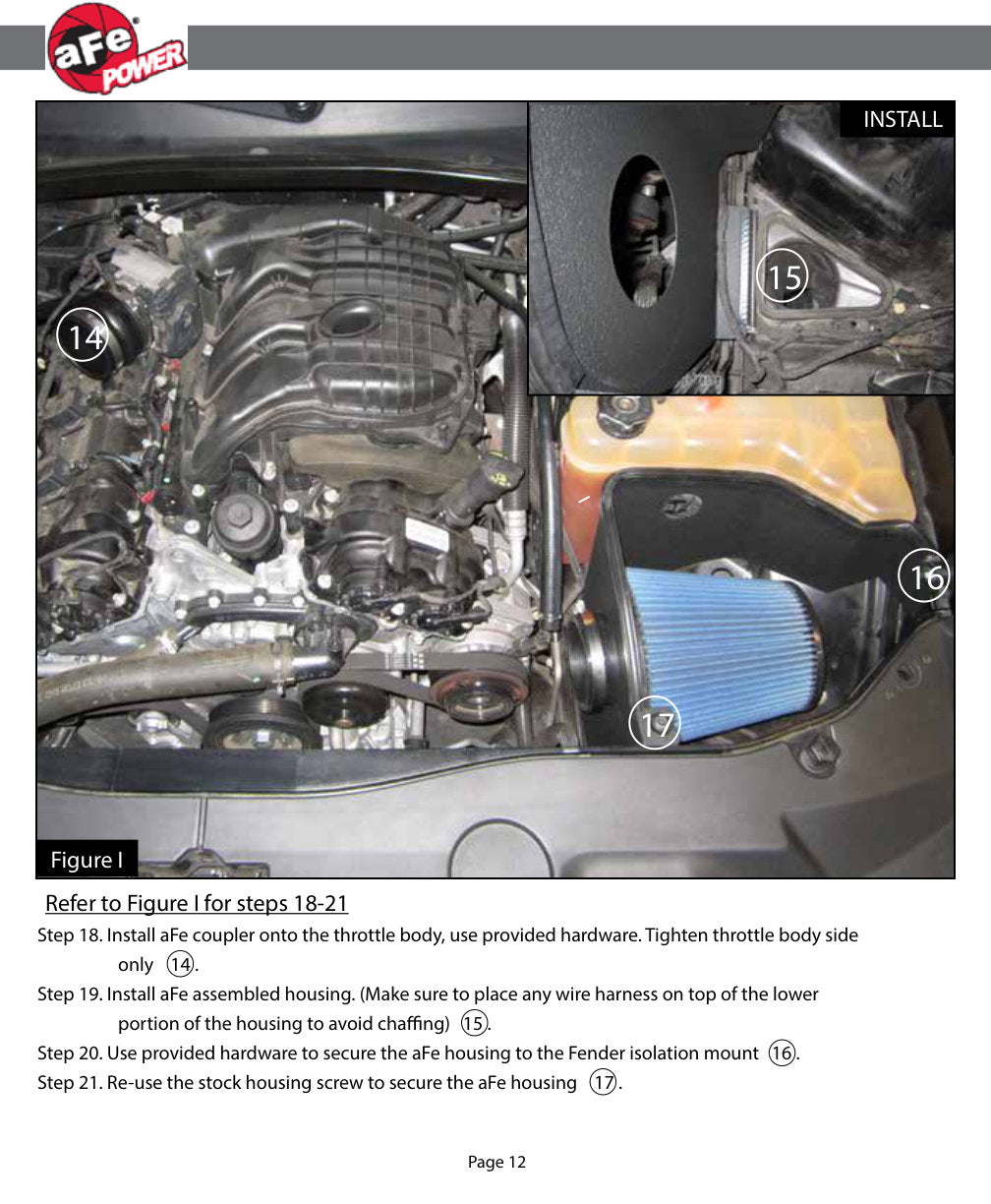 aFe Magnum FORCE Stage-2 Cold Air Intake | Dodge Challenger/Charger / Chrysler 300 (51-12152-B)