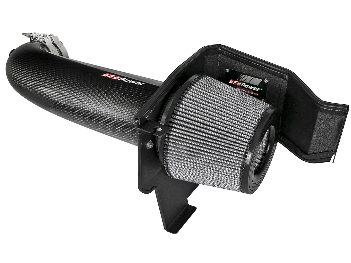 aFe Power Magnum FORCE Carbon Fiber Stage 2 Track Series Pro Dry S CAIS - 11-18 Dodge Challenger V8 (51-12162-C)
