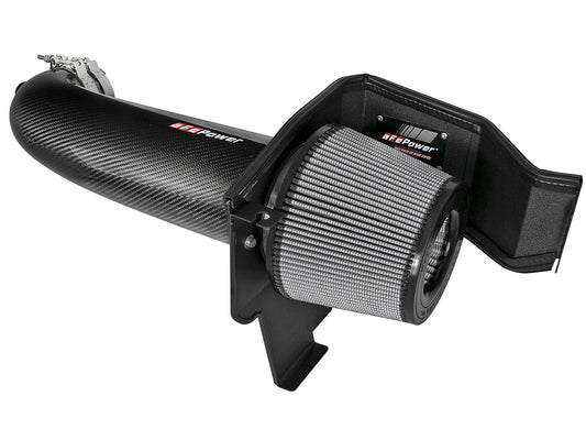 aFe Power Magnum FORCE Carbon Fiber Stage 2 Track Series Pro Dry S CAIS - 11-18 Dodge Challenger V8 (51-12162-C)