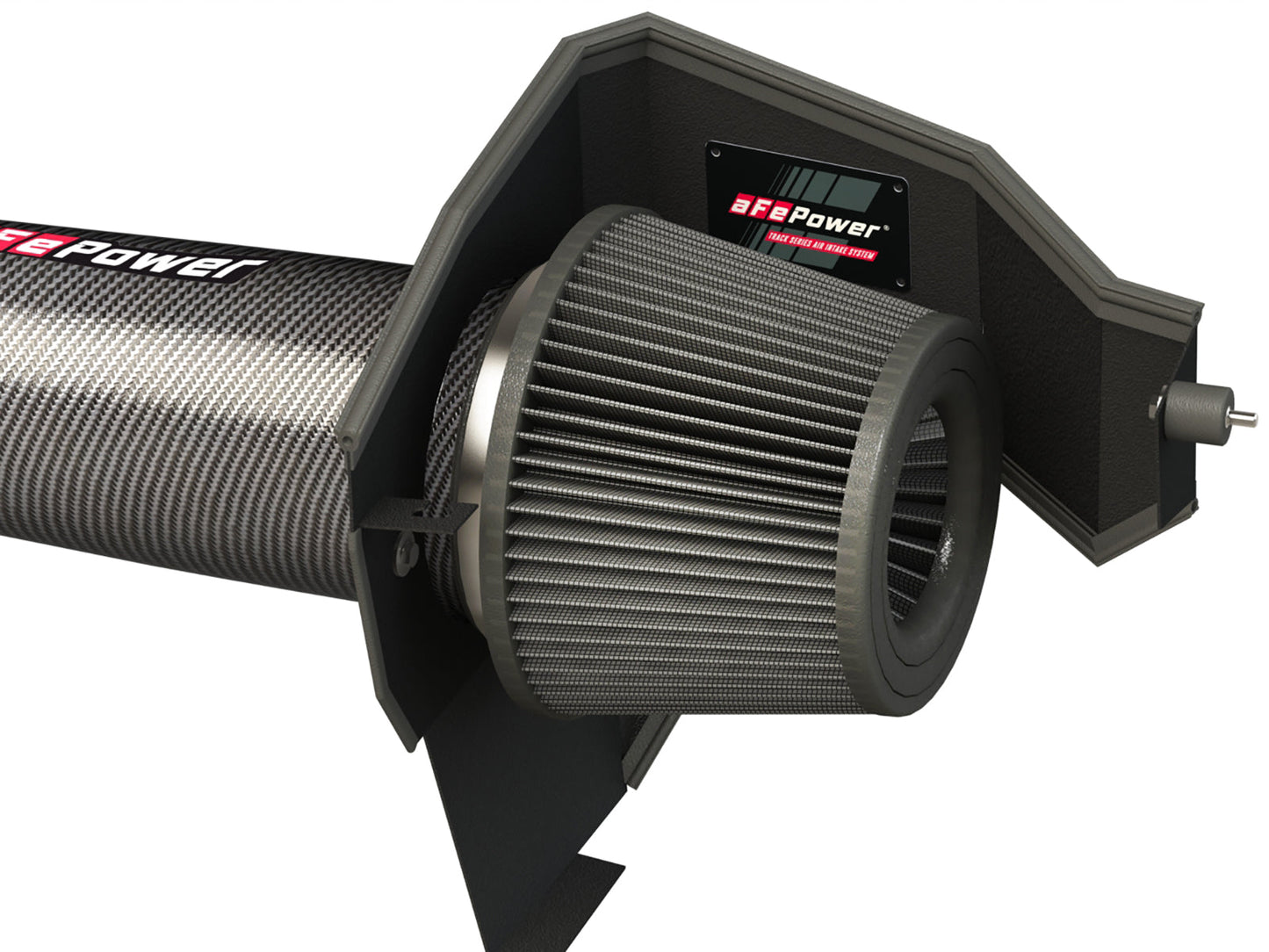 aFe Power Magnum FORCE Carbon Fiber Stage 2 Track Series Pro Dry S CAIS - 11-18 Dodge Challenger V8 (51-12162-C)
