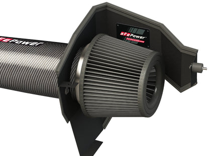 aFe Power Magnum FORCE Carbon Fiber Stage 2 Track Series Pro Dry S CAIS - 11-18 Dodge Challenger V8 (51-12162-C)