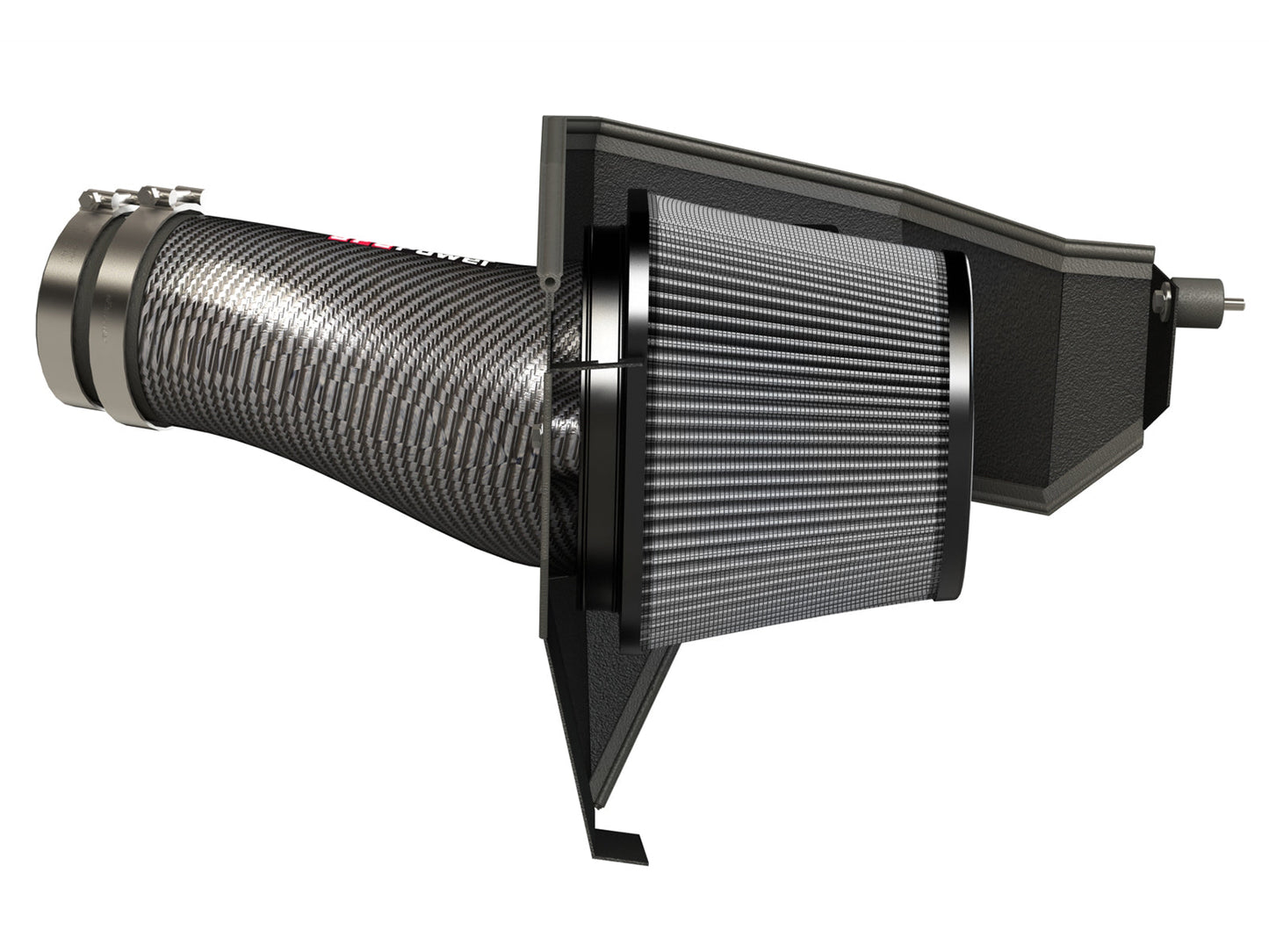 aFe Power Magnum FORCE Carbon Fiber Stage 2 Pro Dry S CAIS - 11-18 Dodge Challenger/Charger V8-6.4L (51-12172-C)