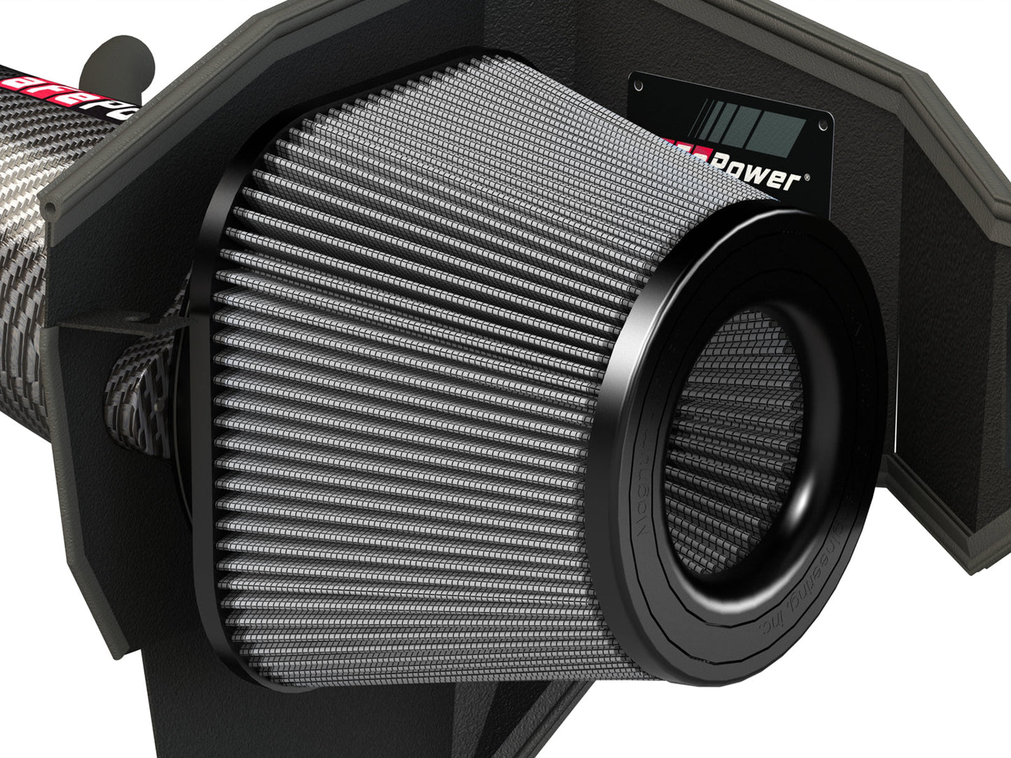 aFe Power Magnum FORCE Carbon Fiber Stage 2 Pro Dry S CAIS - 11-18 Dodge Challenger/Charger V8-6.4L (51-12172-C)
