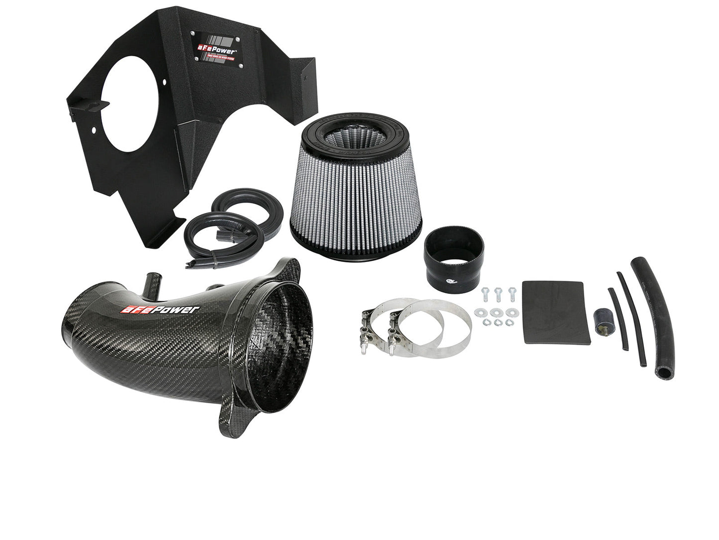 aFe Power Magnum FORCE Carbon Fiber Stage 2 Pro Dry S CAIS - 11-18 Dodge Challenger/Charger V8-6.4L (51-12172-C)