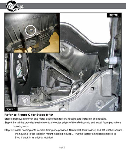 aFe Power Carbon Fiber Stage 2 Pro Dry S Intake | Dodge Challenger/Charger V8 (11-18) (51-12172-C)