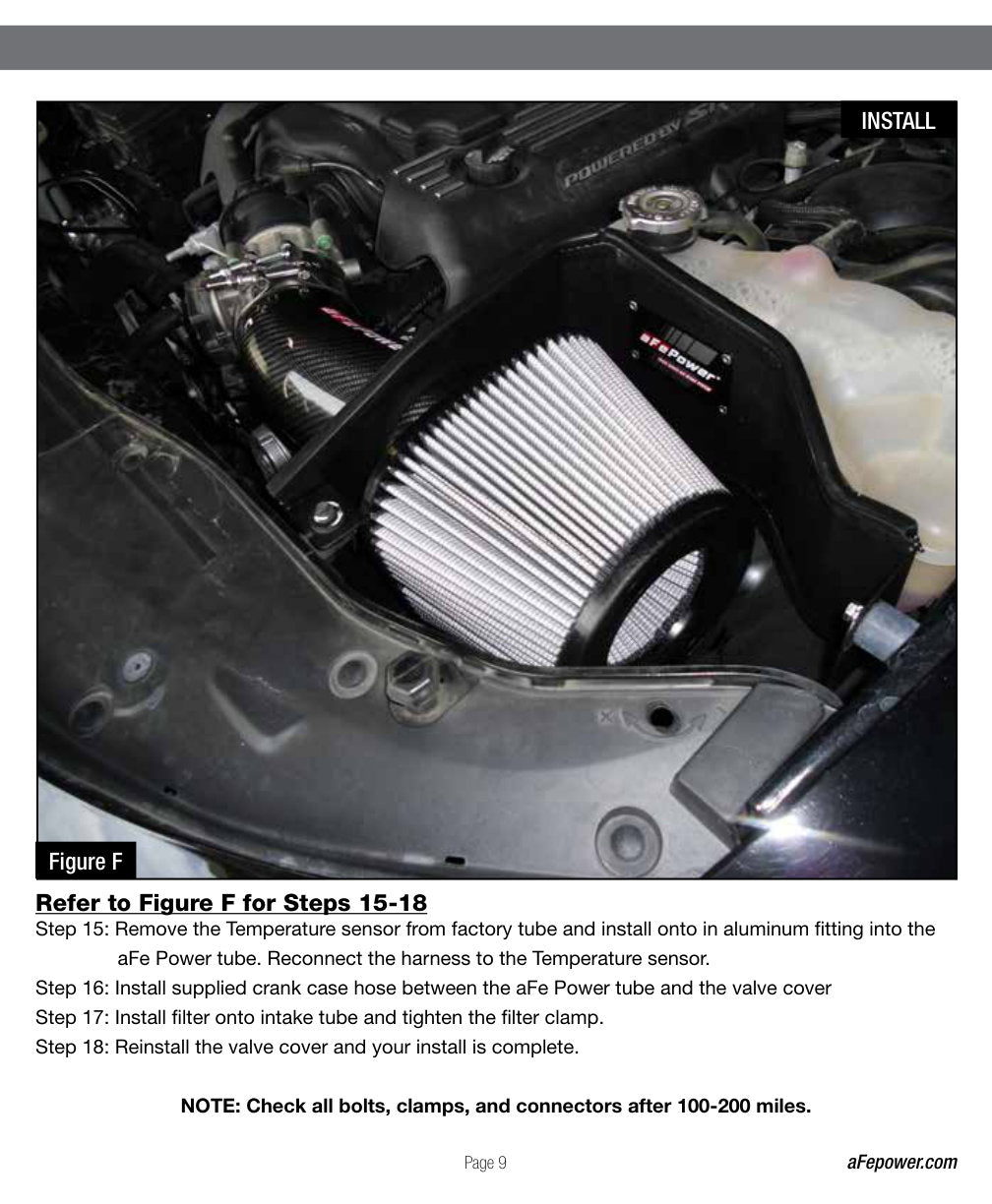 aFe Power Carbon Fiber Stage 2 Pro Dry S Intake | Dodge Challenger/Charger V8 (11-18) (51-12172-C)