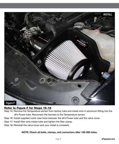 aFe Power Carbon Fiber Stage 2 Pro Dry S Intake | Dodge Challenger/Charger V8 (11-18) (51-12172-C)