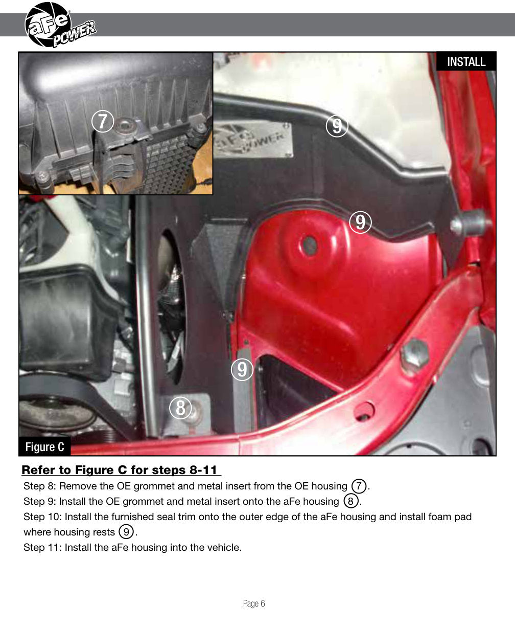 aFe Magnum FORCE Stage-2 Cold Air Intake | Dodge Challenger/Charger / Chrysler 300 SRT8 (51-12172)