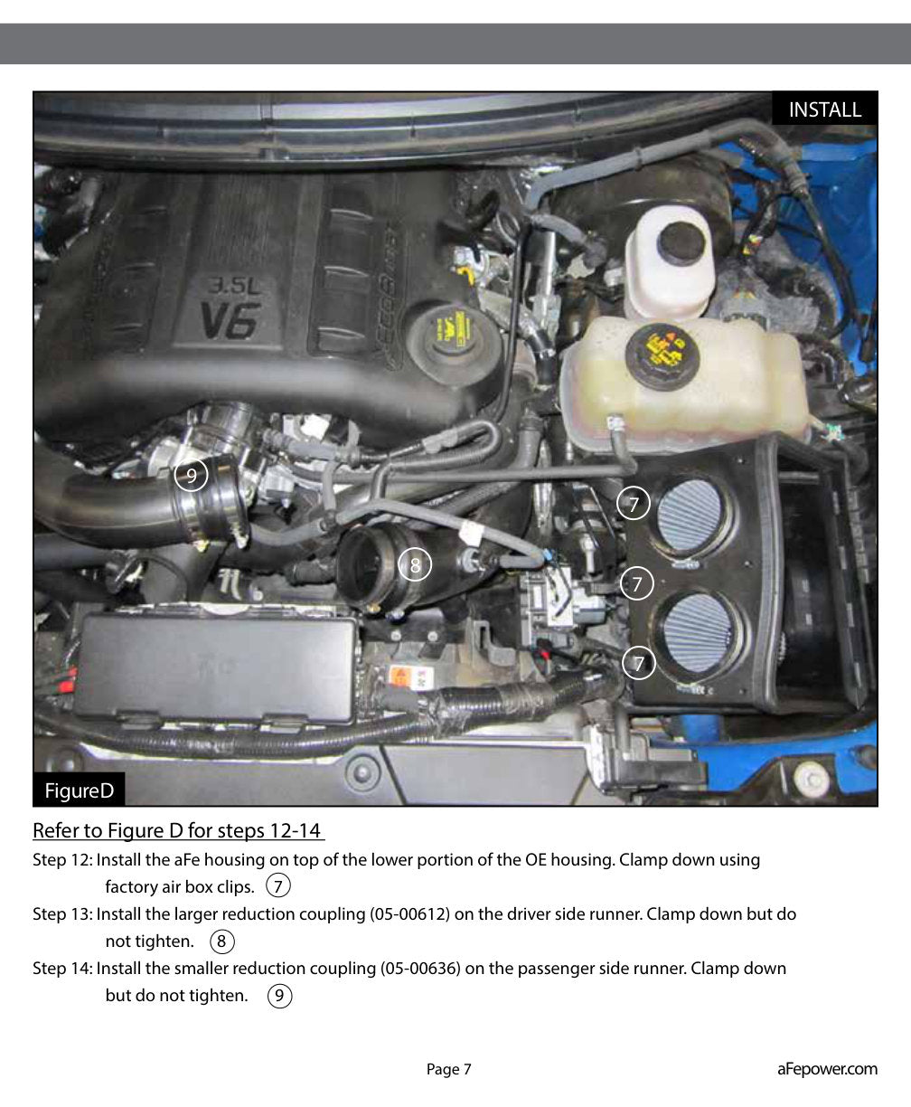 aFe Magnum FORCE Stage-2 Cold Air Intake | Ford F-150 V6 3.5L EcoBoost (11) (51-12182)