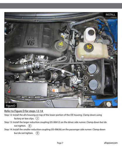 aFe Magnum FORCE Stage-2 Cold Air Intake | Ford F-150 V6 3.5L EcoBoost (11) (51-12182)