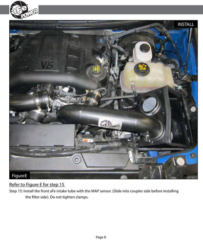 aFe Magnum FORCE Stage-2 Cold Air Intake | Ford F-150 V6 3.5L EcoBoost (11) (51-12182)