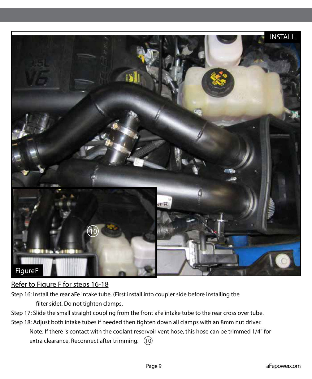 aFe Magnum FORCE Stage-2 Cold Air Intake | Ford F-150 V6 3.5L EcoBoost (11) (51-12182)