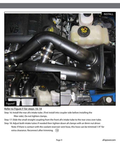 aFe Magnum FORCE Stage-2 Cold Air Intake | Ford F-150 V6 3.5L EcoBoost (11) (51-12182)