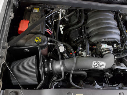 aFe Power Magnum FORCE Pro DRY S Stage-2 Intake 14-17 GM Silverado/Sierra 1500 5.3L/6.2L w/ Electric Fan (51-12332-GR)