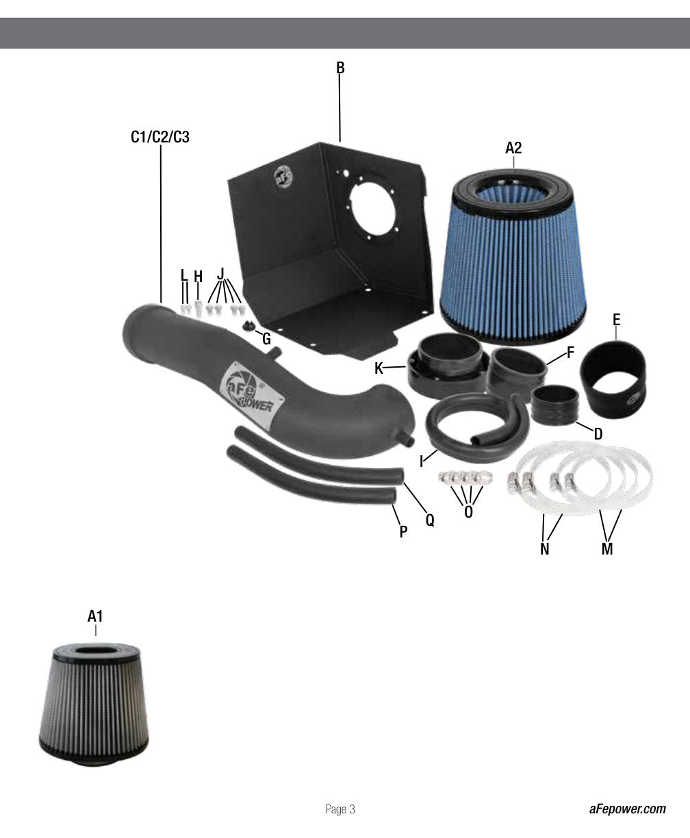 aFe Magnum FORCE Stage-2 Cold Air Intake GM Silverado/Sierra 1500 V8 5.3/6.2L (14-17) (51-12332)