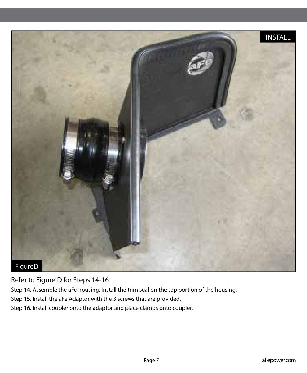 aFe Magnum FORCE Stage-2 Cold Air Intake Jeep V6 3.2L (14) (51-12462) | Cherokee F&R (SPF12462-12K)