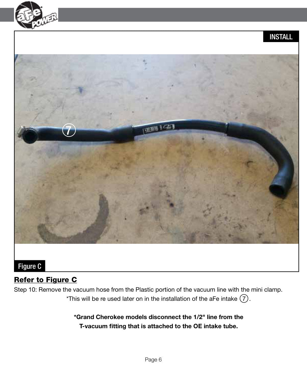 aFe Magnum FORCE Stage-2 Cold Air Intake Jeep V8 4.7L (06-09) (51-12602)