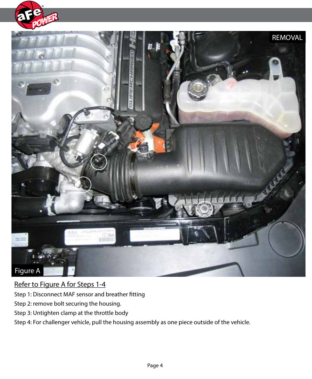 aFe Stage-2 Cold Air Intake | Dodge Challenger SRT Hellcat (15-16) (51-12802)
