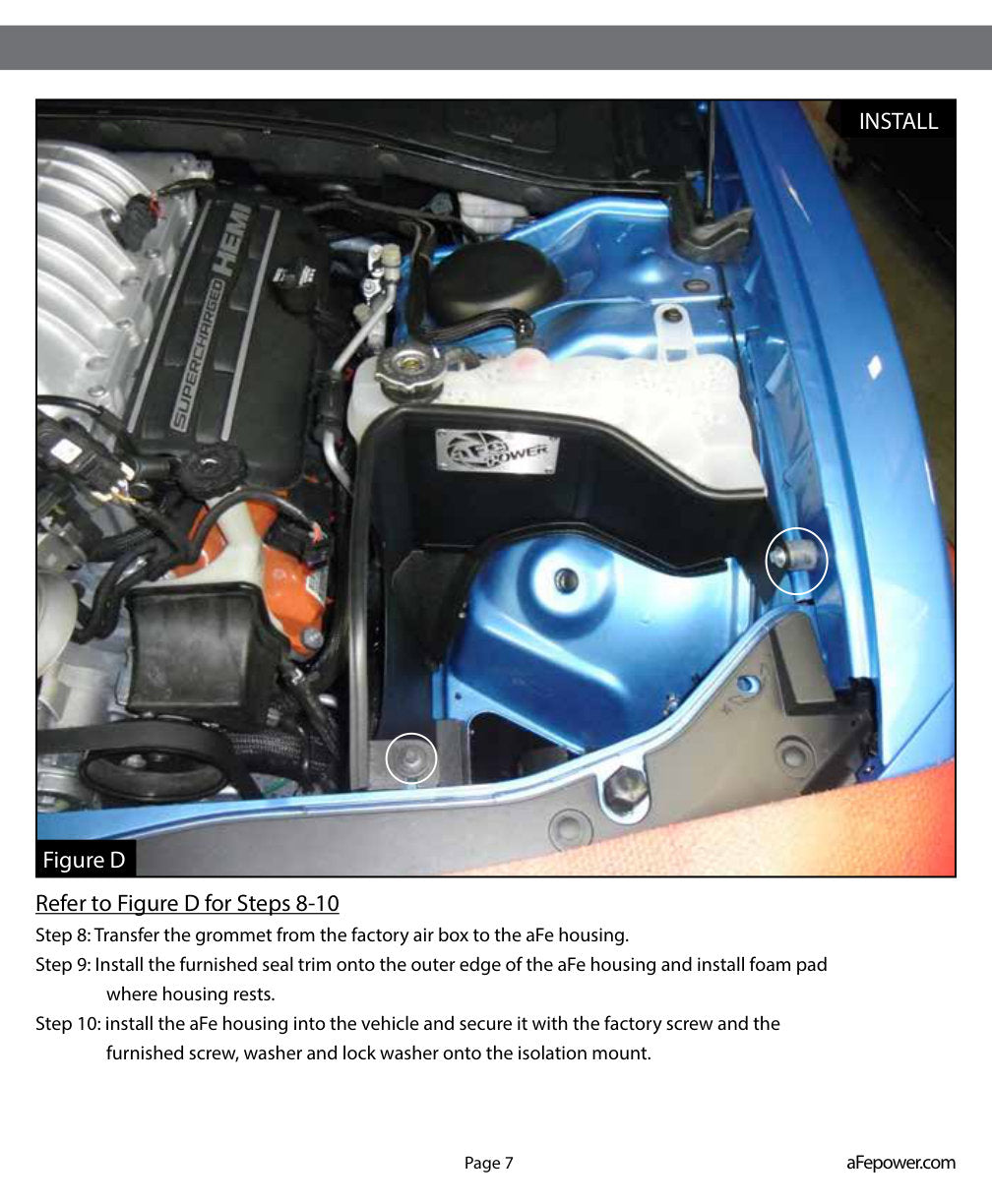 aFe Stage-2 Cold Air Intake | Dodge Challenger SRT Hellcat (15-16) (51-12802)