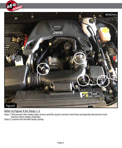 aFe Magnum FORCE Stage-2 XP Pro DRY S CAI | Jeep JL V6 3.6L (18+) (SPF51-13002-B)