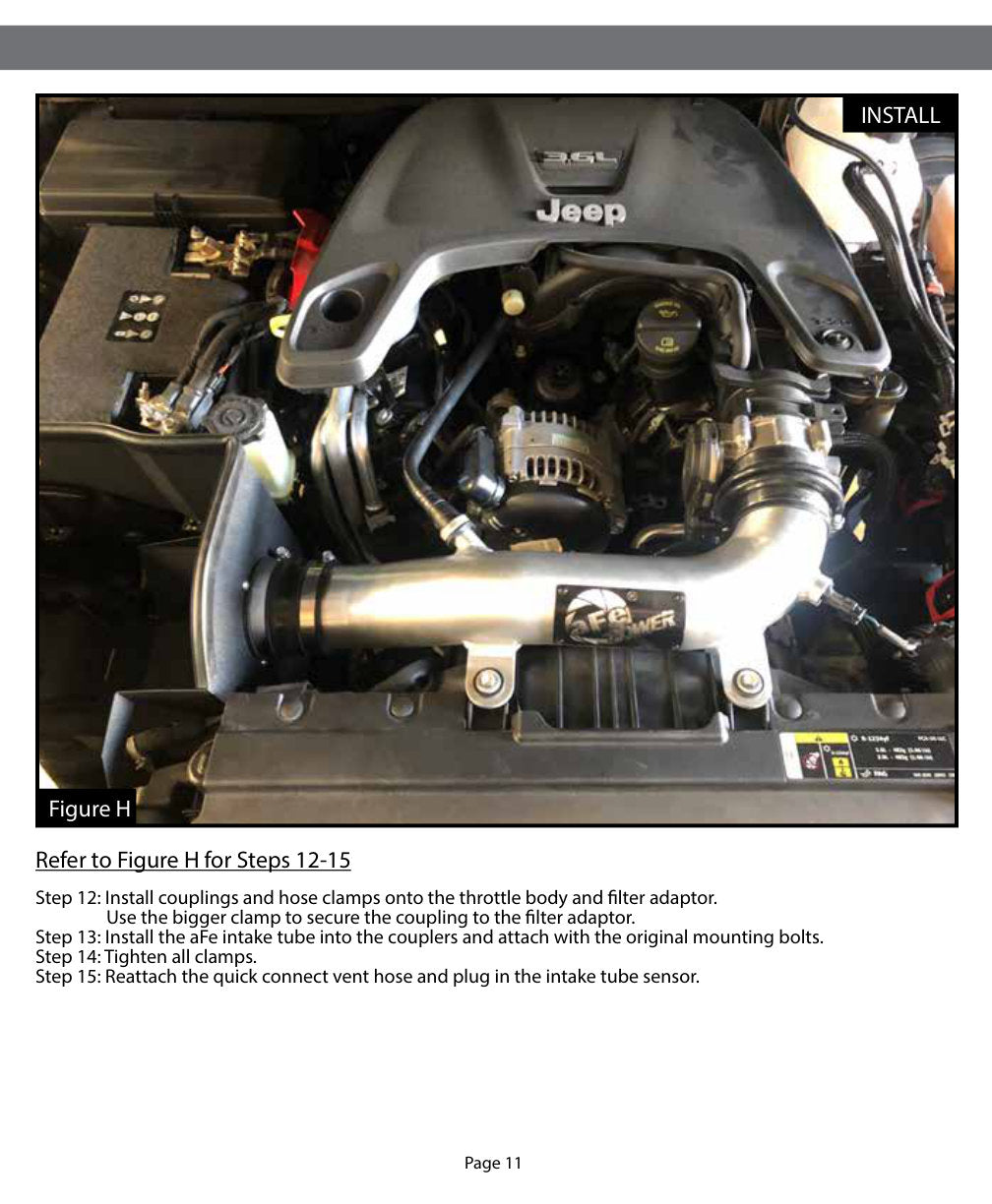 aFe Magnum FORCE Stage-2 XP Pro DRY S CAI | Jeep JL V6 3.6L (18+) (SPF51-13002-B)