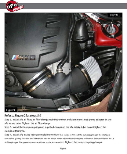 aFe Perf Stage-2 Cold Air Intake | BMW M3 E9X (08-12) V8-4.0L (51-31662) (SPF51362)