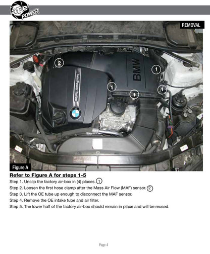 aFe Magnum FORCE Stage-2 Pro DRY S Cold Air Intake | BMW 335i/xi (11-13) (51-31912)