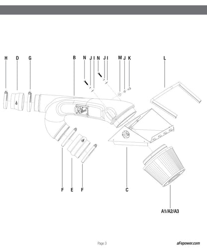 aFe Magnum FORCE Stage-2 Cold Air Intake F-150 V6 3.5L (12-14) w/HW (51-32112-B)