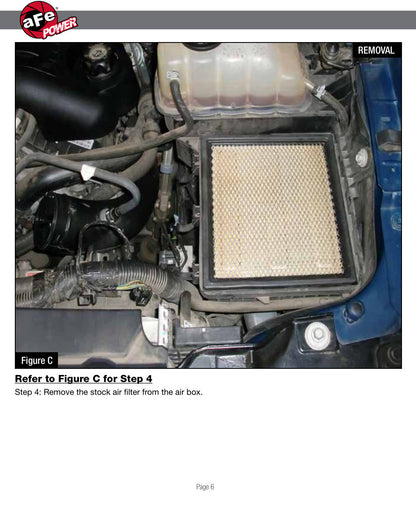 aFe Magnum FORCE Stage-2 Cold Air Intake F-150 V6 3.5L (12-14) w/HW (51-32112-B)