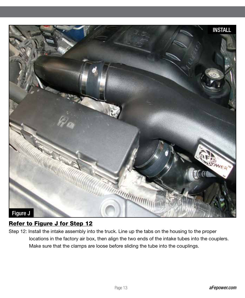 aFe Magnum FORCE Stage-2 Cold Air Intake F-150 V6 3.5L (12-14) w/HW (51-32112-B)
