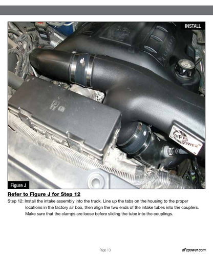 aFe Magnum FORCE Stage-2 Cold Air Intake F-150 V6 3.5L (12-14) w/HW (51-32112-B)