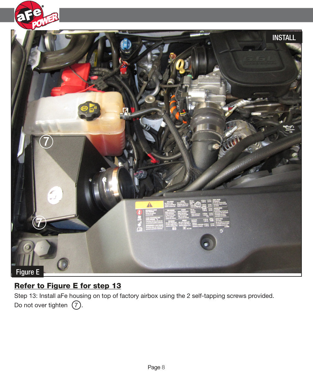 aFe Magnum FORCE Stage-2 Cold Air Intake | GM Diesel V8 6.6L (11-15) (51-32322)