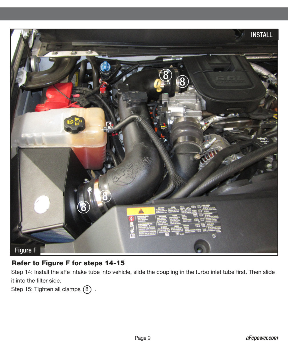 aFe Magnum FORCE Stage-2 Cold Air Intake | GM Diesel V8 6.6L (11-15) (51-32322)