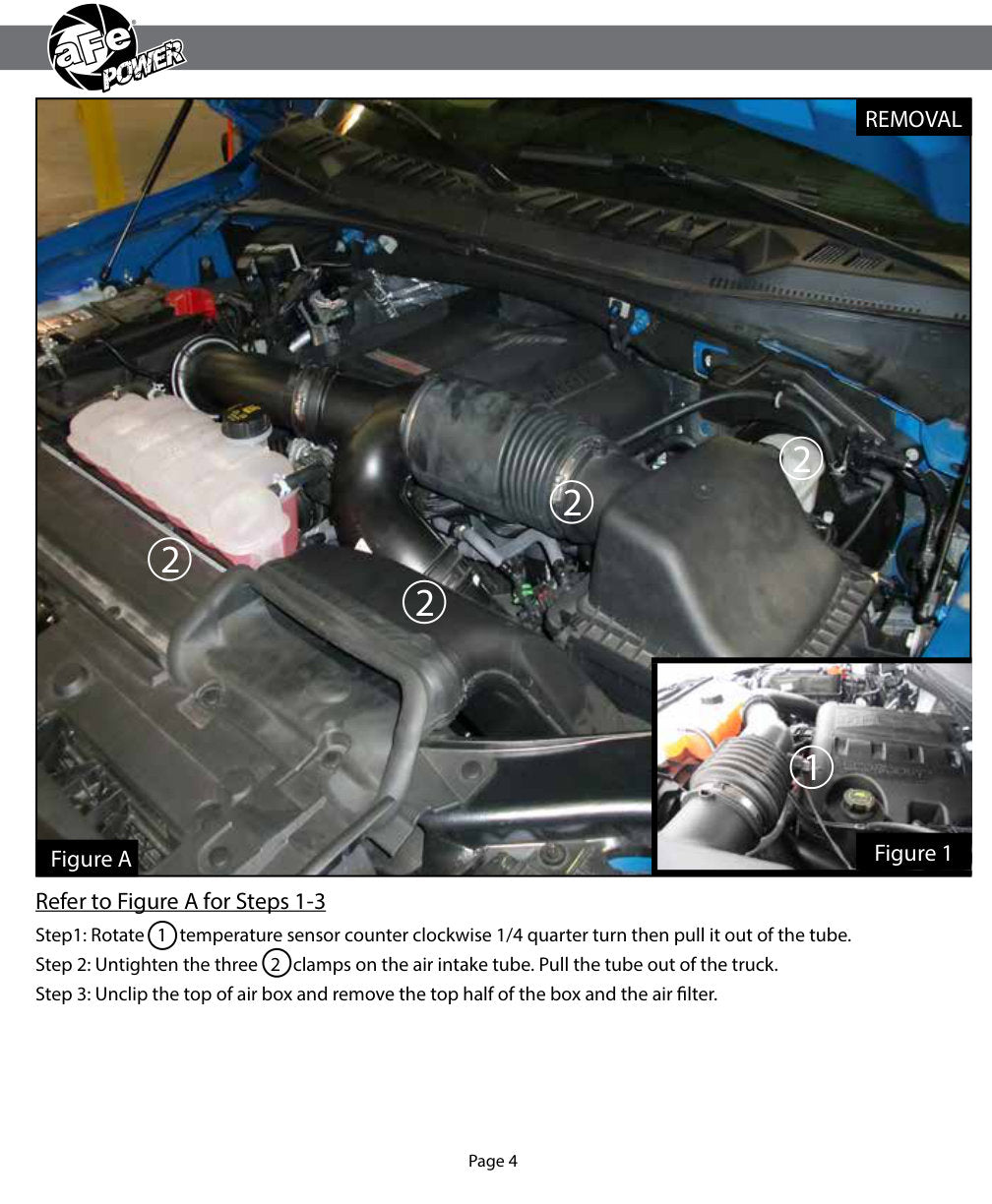 aFe Stage-2 V6 2.7/3.5L Cold Air Intake w/ Pro DRY S | Ford F-150 (51-32642-1B)