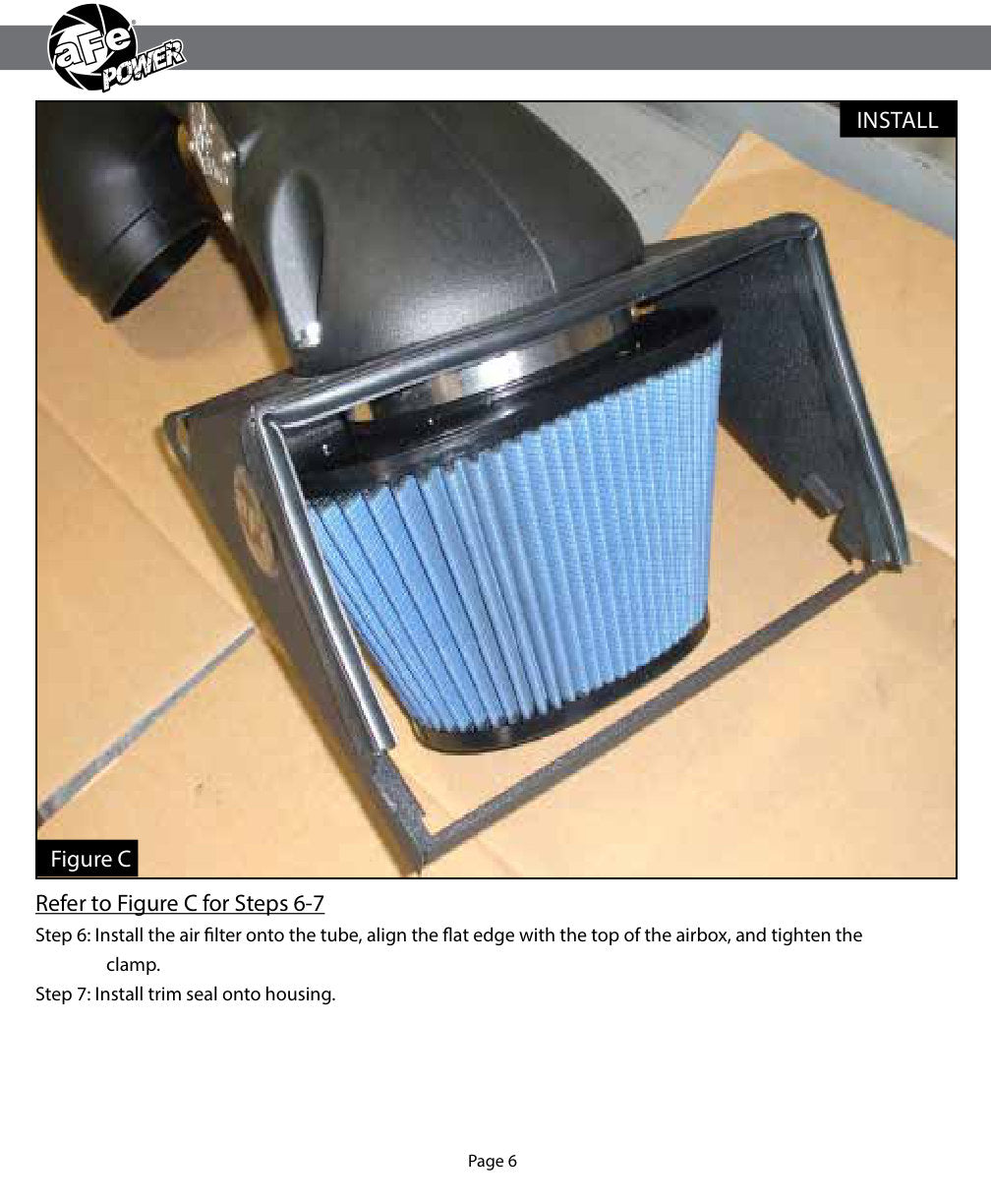 aFe Stage-2 V6 2.7/3.5L Cold Air Intake w/ Pro DRY S | Ford F-150 (51-32642-1B)