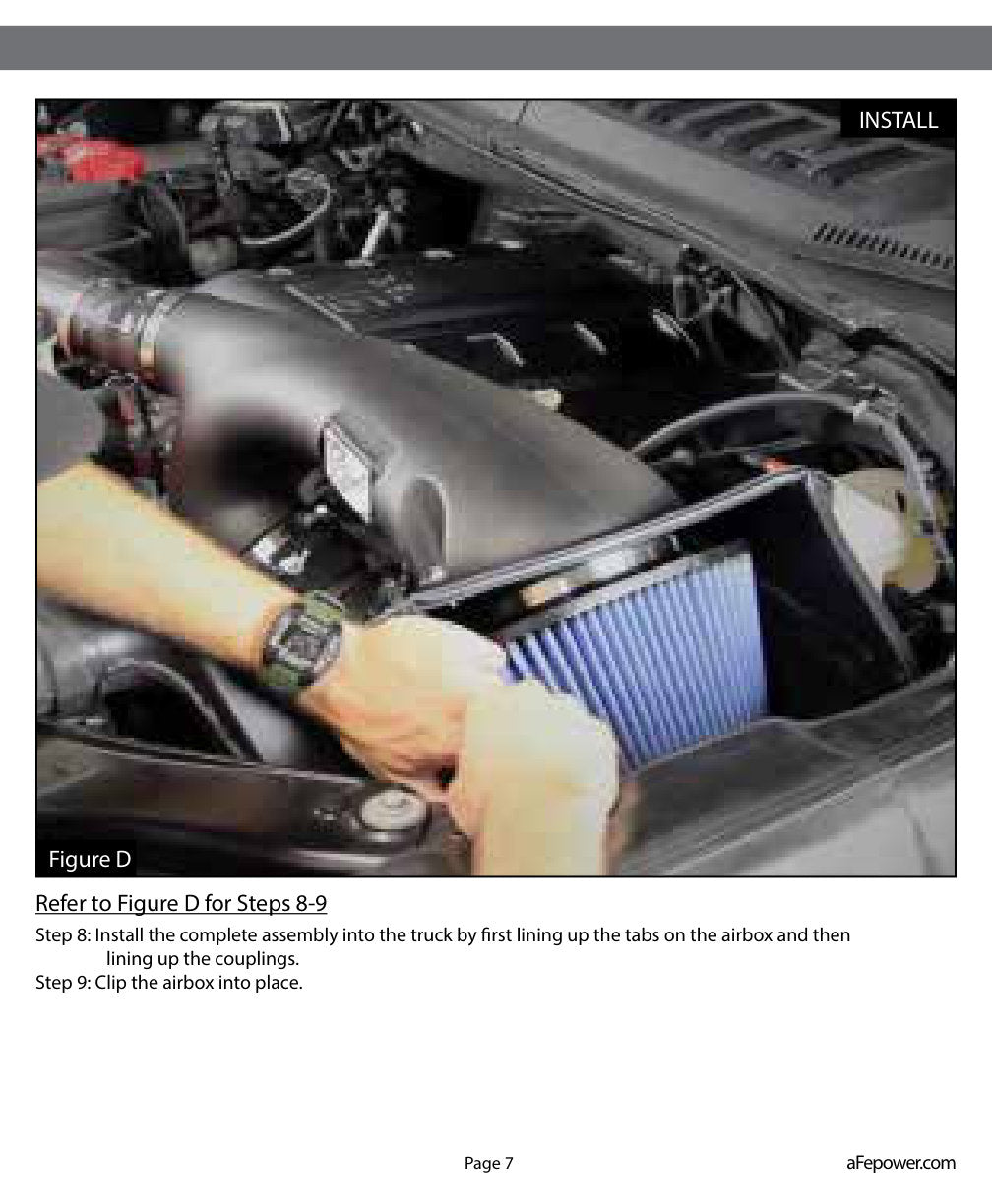 aFe Stage-2 V6 2.7/3.5L Cold Air Intake w/ Pro DRY S | Ford F-150 (51-32642-1B)