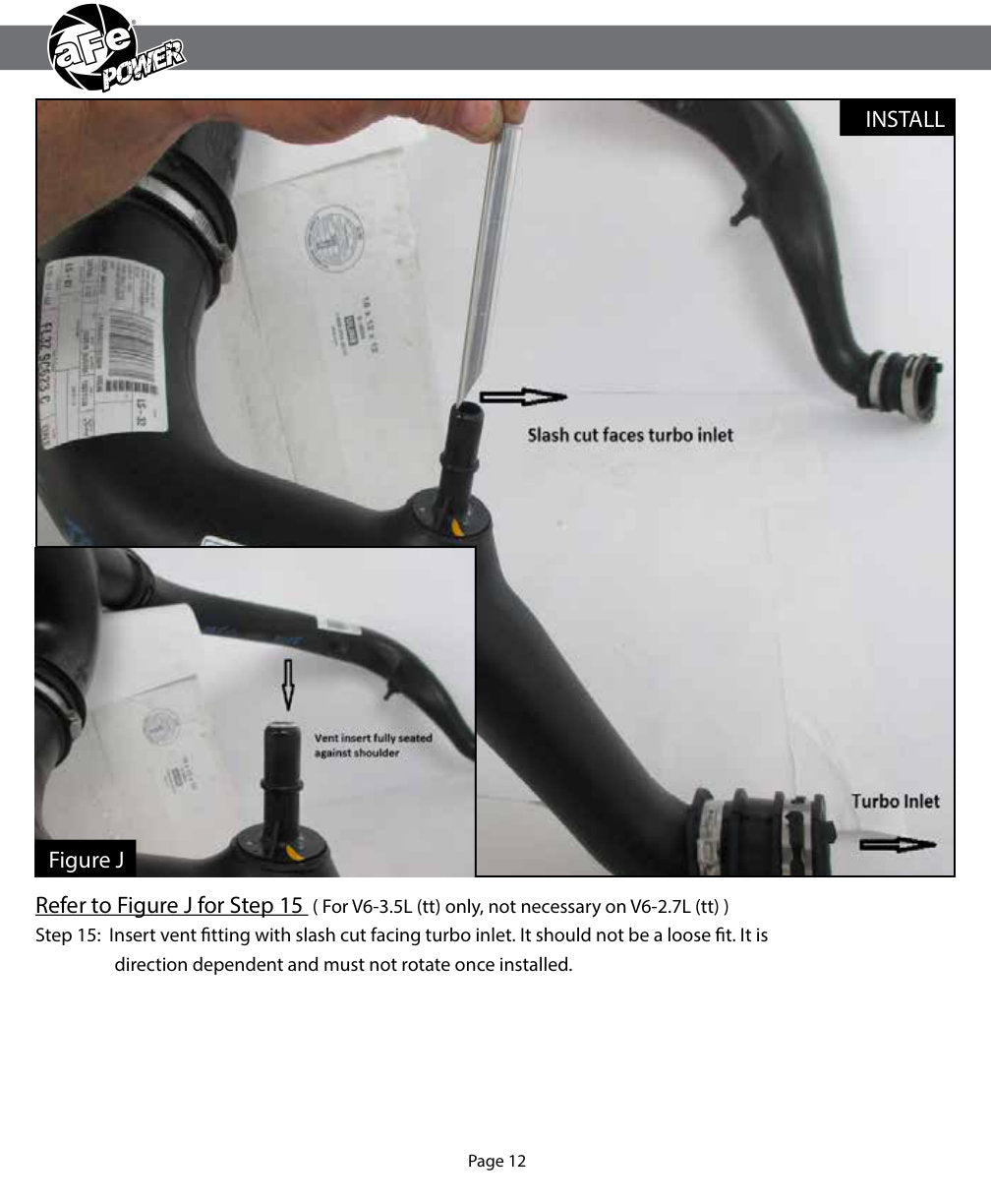 aFe Stage-2 V6 2.7/3.5L Cold Air Intake w/ Pro DRY S | Ford F-150 (51-32642-1B)