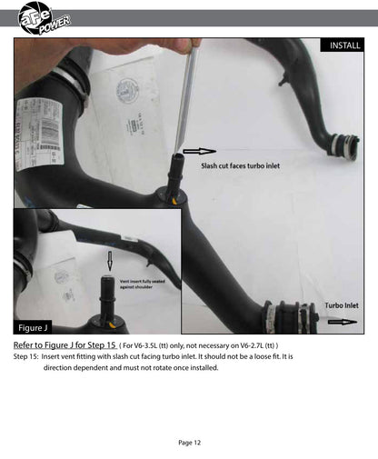 aFe Stage-2 V6 2.7/3.5L Cold Air Intake w/ Pro DRY S | Ford F-150 (51-32642-1B)