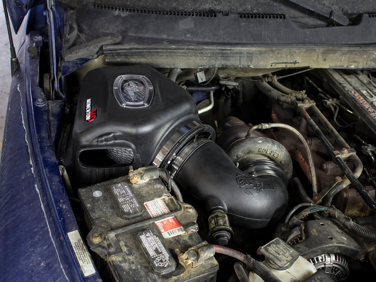 aFe Momentum HD Cold Air Intake System w/ Pro DRY S Filter | Dodge 94-02 L6-5.9L (51-72001)