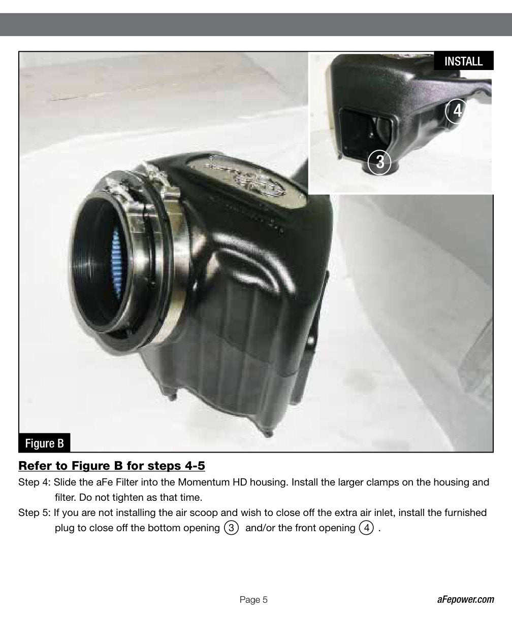 aFe Momentum HD Cold Air Intake System w/ Pro DRY S Filter | Dodge 03-07 L6 (51-72002)