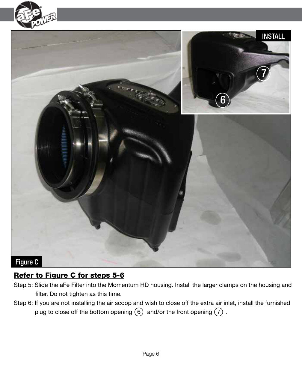 aFe Momentum HD Cold Air Intake System w/ Pro DRY S Filter | Dodge 07.5-09 L6-6.7L (51-72003)