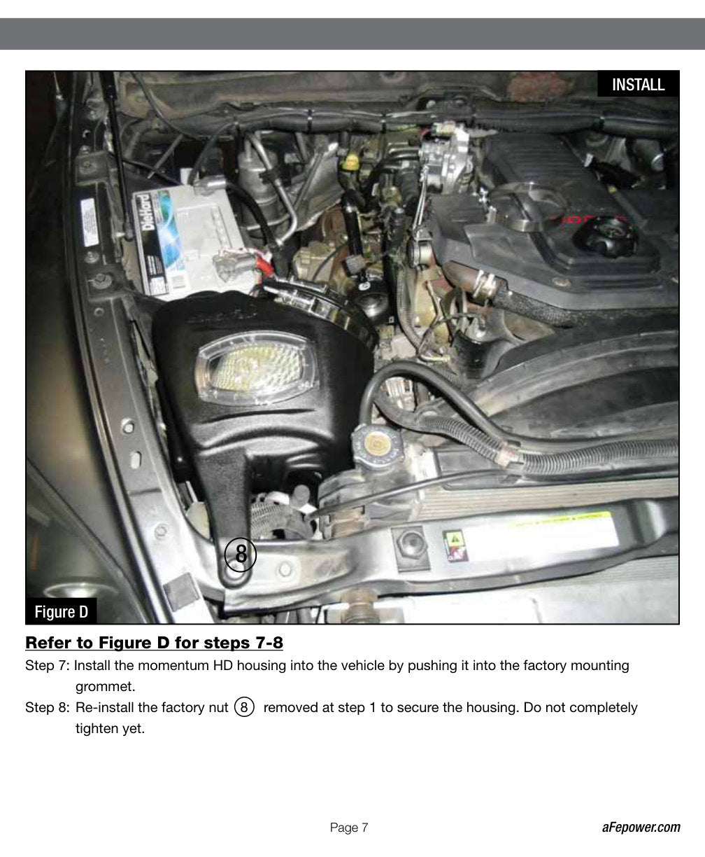 aFe Momentum HD Cold Air Intake System w/ Pro DRY S Filter | Dodge 07.5-09 L6-6.7L (51-72003)
