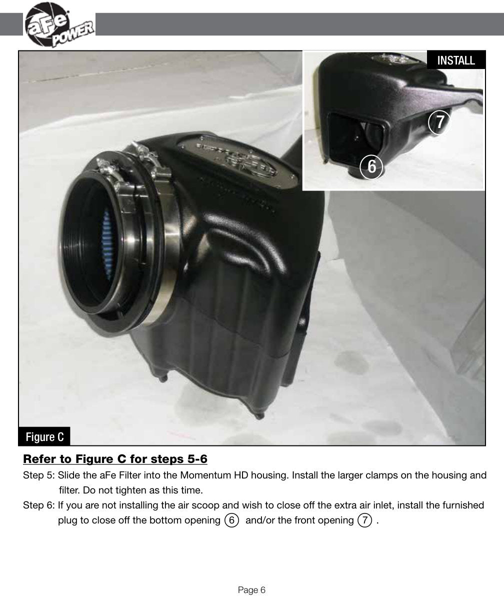 aFe Momentum HD Cold Air Intake System w/ Pro DRY S Filter | Dodge 10-12 L6-6.7L (51-72004)