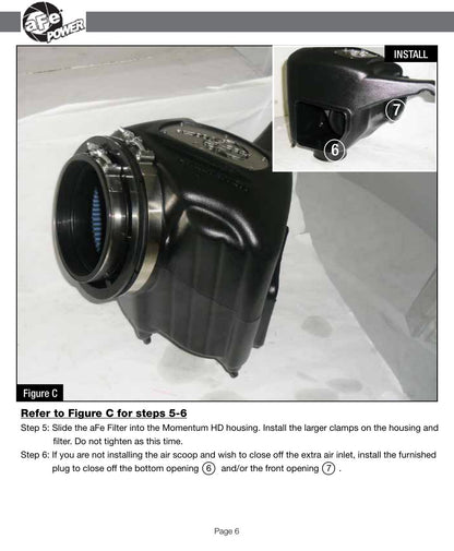 aFe Momentum HD Cold Air Intake System w/ Pro DRY S Filter | Dodge 10-12 L6-6.7L (51-72004)