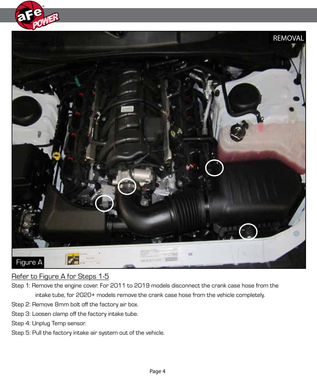 aFe Momentum GT Pro Dry S Stage-2 Intake | Dodge Challenger/Charger R/T 5.7L HEMI (11-15) (51-72202-R)