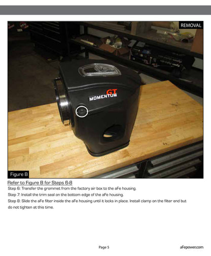 aFe Momentum GT Pro Dry S Stage-2 Intake | Dodge Challenger/Charger R/T 5.7L HEMI (11-15) (51-72202-R)