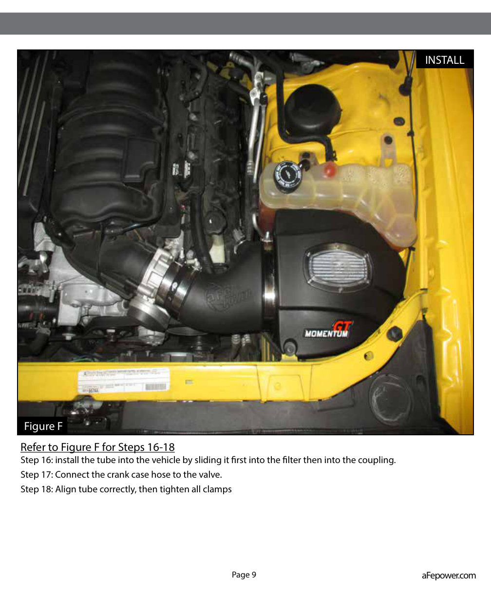 aFe Momentum GT D&S CAI | Challenger/Charger R/T V8 6.4L HEMI (11-15) (51-72203)