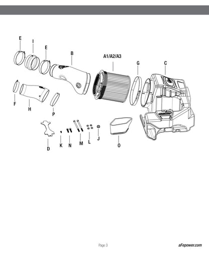 aFe Momentum HD Cold Air Intake | Ford Diesel V8-7.3L (99-03) (51-73002) (SPF73002-12K)