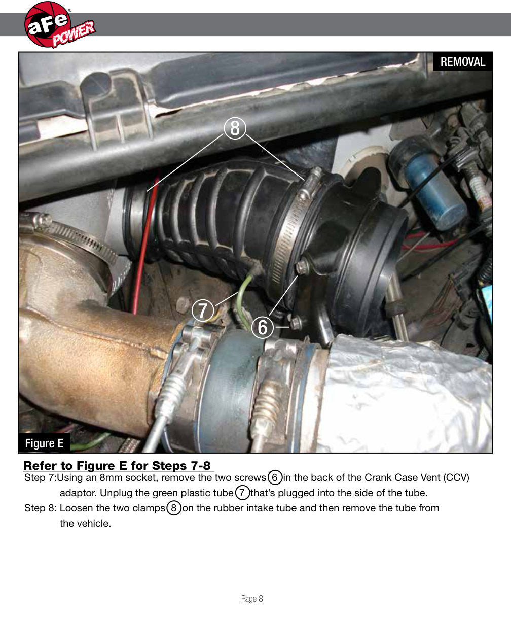 aFe Momentum HD Cold Air Intake | Ford Diesel V8-7.3L (99-03) (51-73002) (SPF73002-12K)